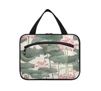 Borsa da viaggio da appendere al fiore in stile cinese per le donne con gancio, custodia essenziale di trucco per il bagno del viaggiatore porta cosmeticos Mujer para cartera L