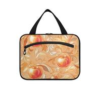 Borsa da viaggio da appendere personalizzata in oro rosa per gli uomini con gancio, borse essenziali di design con cerniera per gli elementi essenziali per le donne Hotel Porta cosmeticos Mujer para