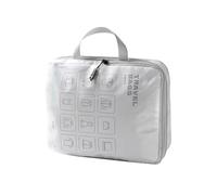 Borsa da viaggio da donna, borsa da toilette portatile con manico, grande capacità per articoli da doccia, cura della pelle e da viaggio, organizer in poliestere per vacanze, campeggio e