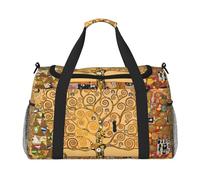 Borsa da viaggio da donna, con stampa albero della vita, borsa da viaggio, borsa da viaggio, borsa da viaggio, accessori da viaggio, Nero , Taglia unica