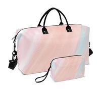 Borsa da viaggio di colore blu polvere Clash Clash Borsa da viaggio Weekend Borsa sportiva da palestra con tracolla regolabile per viaggi di grande capacità, Scontro di colore blu polvere, 1 size