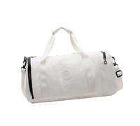 Borsa da viaggio di grande capacità con scomparto separato per scarpe e tasche asciutte per sport all'aria aperta, fitness, viaggi, palestra all'aperto con scomparto per scarpe, Beige, Bellezza di