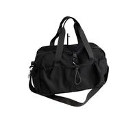 Borsa da viaggio di grande capacità con separazione per asciutto e bagnato, design espandibile e portaoggetti regolabile per attrezzi da allenamento espandibili da palestra, Nero , Bellezza di massa