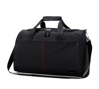 Borsa da viaggio donna in tessuto Oxford impermeabile for uomo Borsone per Weekend, Notte e Outdoor(Black Big size)