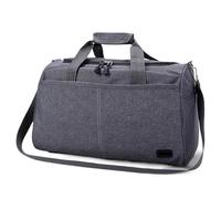 Borsa da viaggio donna in tessuto Oxford impermeabile for uomo Borsone per Weekend, Notte e Outdoor(Gray Big size)