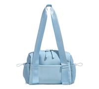 Borsa da viaggio Duffel, ampia capacità Weekender Tote, borsa multipurpose con borsa da bagno con borsa da bagno, Overnight Gym Pack, Sport Storage Organizer per Dance, Fitness, and Travel, blu, Se