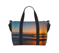 Borsa da viaggio Duffle Bag Weekender Bag Carry On Tote Bag Borsa da palestra sportiva per donne uomini bella stampa alba oceano