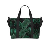Borsa da viaggio Duffle Bag Weekender Bag Carry On Tote Bag Sport Borsa da palestra per Donne Uomini Banana Foglia Verde Stampa