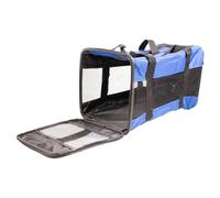 Borsa Da Viaggio Duvo Blu/Nero Per Cani 47x25x27 Cm, Max. 7 Kg