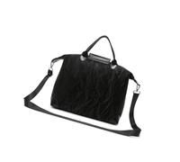Borsa da viaggio ergonomica di grande capacità, resistente all'acqua, borsa a tracolla per palestra, sport e attività all'aperto, borse da viaggio leggere e adatte al volo, Nero , Bellezza di massa