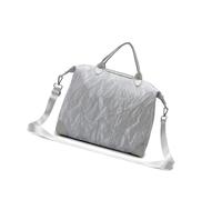 Borsa da viaggio ergonomica di grande capacità, resistente all'acqua, borsa a tracolla per palestra, sport e attività all'aperto, borse da viaggio leggere e adatte al volo, grigio, Bellezza di massa