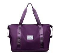 Borsa Da Viaggio Espandibile Grande Borsa Da Viaggio Da Donna Pieghevole Borsa Da Viaggio Di Grande Capacità Borsa Tote Estensibile Borsa Tote A Mano, Borsa Da Allenamento con Più, Viola scuro, Se