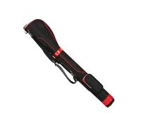 Borsa Da Viaggio For Golf, Con Carrello, Leggera, Facile Trasportare, Numerose Tasche Portaoggetti, For Un Campo Pratica Poche Mazze(Black and red)