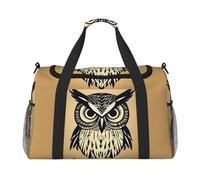 Borsa da viaggio funzionale con stampa di gufo carino borsa da viaggio spaziale pieghevole tote per weekend