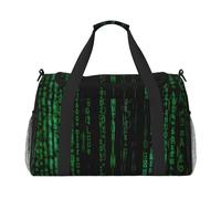 Borsa da viaggio funzionale con stampa di Hacker Era Borsa da viaggio spaziosa Borsa da viaggio pieghevole per Weekender