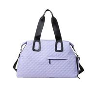 Borsa da viaggio funzionale con tracolla regolabile separazione da asciutto e bagnato per spostamenti quotidiani durante la notte e genitorialità, elegante borsa da palestra da donna, Viola