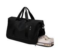 Borsa Da Viaggio Grande 35L Tote a Tracolla con Manico | Con Compartimento Impermeabile Scarpiera E Portabiti Per Scarpe E Abiti Per Sport, Yoga, Fitness, Nuoto e Quotidiano