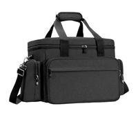 Borsa da viaggio grande, ampia capacità, borsa cosmetica, borsa da viaggio per donna, borsa cosmetica portatile per cosmetici, Nero, Se référer au descriptif, riferimento alla descrizione