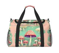 Borsa da viaggio grande con stampa di funghi sogni, borsa da viaggio impermeabile, borsa da donna, borsone sportivo da palestra per uomo