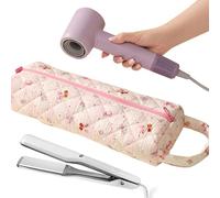 Borsa da Viaggio Imbottita per Strumenti per Capelli, Compatta e Resistente con Manico, Custodia Termica per Dyson Airwrap, Shark Flexstyle, Arricciacapelli e Accessori Professionali