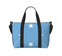 Borsa da viaggio impermeabile con bandiera della Micronesia per palestra, sport, vacanze