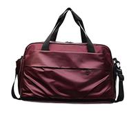 Borsa da viaggio impermeabile Durante la notte Weekend Bag Con Borse Deperite Per Le Donne Ragazze Sport Borse Borse Regali Sportive Borsa Sportiva, rosso, Mass Beauty