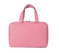 Borsa da viaggio impermeabile pieghevole separazione bagnata e asciutta borsa per cosmetici da uomo borsa per il trucco, rosa, Taglia unica