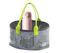 Borsa da viaggio in feltro, borsa per il trasporto di musica in feltro, borsa per il palcoscenico da viaggio, panno portatile per principianti per accessori per strumenti musicali, multifunkt, verde