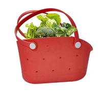 Borsa da viaggio in gomma-Eva Borsa da viaggio impermeabile, borsa portatile alla moda | Compagno di viaggio lavabile per uomini e donne, borsa compatta per il trasporto per la vita quotidiana, rosso
