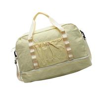 Borsa Da Viaggio In Nylon Impermeabile Con Secco Umido Divisorio Spalla Borse Per Palestra E All'aperto, giallo, Bellezza di massa