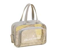 Borsa da viaggio in PVC resistente all'acqua per palestra, nuoto, viaggio, scomparto separato per scarpe, grande capacità, da spiaggia, multi compartimento, palestra e borsa per scarpe da viaggio
