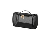 Borsa da viaggio in rete for cosmetici da donna(Black S)