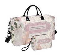 Borsa da viaggio in stile barocco francese, borsa da viaggio per il fine settimana, borsa da viaggio per la palestra con tracolla regolabile da viaggio impermeabile