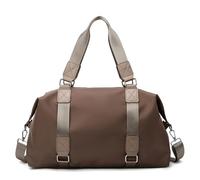 Borsa da viaggio in tessuto Oxford impermeabile con scomparti separati for oggetti asciutti e bagnati, grande capacità di 36-55 litri, adatta sia for uomo che for donna(Brown)