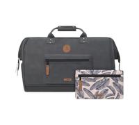 Cabaïa Borsa da viaggio Adventurer Le Havre 40L Bagaglio a mano 45x30x29cm Idrorepellente Vegan Nero