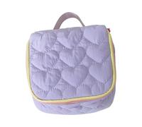 Borsa da viaggio moderna a tema cuore per cosmetici in poliestere organizer da viaggio per organizzare cosmetici e prodotti per la cura della pelle, A