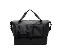 Borsa da viaggio Multifunzionale Borsa Fitness Palestra Sport Grande Capacità Allenamento notturno Weekenders Palestra Grande Capacità Viaggio Formazione Fitness Durante la notte, Grigio scuro
