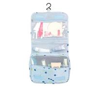 Borsa da viaggio multifunzionale con tasche multiple in tessuto Oxford di grande capacità, include borsa cosmetica per riporre articoli da toeletta piccoli oggetti, versatile da appendere e aprire