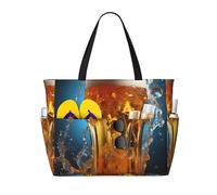 Borsa da viaggio multifunzionale in schiuma di birra multi tasca design alla moda adatto per vari luoghi all'aperto