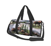 Borsa da viaggio multifunzione con tracolla Cowboy Horse Country Nature Ride, grande, per palestra e sport, per uomo e donna.