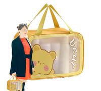 Borsa da viaggio - Multiplo scomparto WC - Sacchetto doccia - Palcoscenico di viaggio | Borsa portatile per shampoo - Organizzatore di stoccaggio per lozioni detergente viso, borgogna,