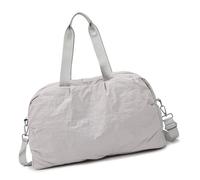 Borsa da viaggio multiuso, separazione asciutta/bagnata e tracolla per allenamenti, soggiorni ospedalieri, viaggi ospedalieri borsa maternità, grigio