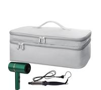 Borsa da viaggio: organizer termico, custodia portatile | doppio strato 40x15x14cm resistente al calore uso parrucchiere casa valigia hotel palestra studio spa cabina backstage proX