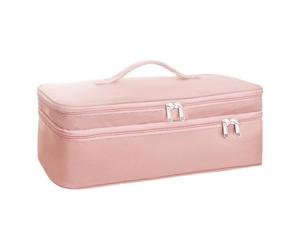 Borsa da viaggio: organizer termico, custodia portatile | doppio strato 40x15x14cm resistente al calore uso parrucchiere casa valigia hotel palestra studio spa cabina backstage proX