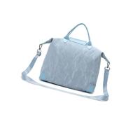Borsa da viaggio Oxford traspirante con tracolla staccabile e ampio scomparto per allenamenti in aeroporto, borse da viaggio leggere e adatte al volo, Blu, Bellezza di massa