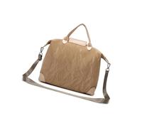 Borsa da viaggio Oxford traspirante con tracolla staccabile e ampio scomparto per allenamenti in aeroporto, borse da viaggio leggere e adatte al volo, Marrone, Bellezza di massa