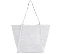 Borsa da viaggio PAVEOS in rete, borsa da spiaggia impermeabile e antisabbia - Borsa grande pieghevole per piscina, borsa da donna per vacanze,