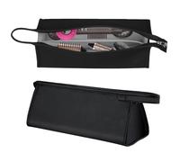 Borsa da Viaggio per Apparecchi per Capelli 34,5x16,5x12,5 cm | Custodia Portatile da Viaggio per Asciugacapelli, Piastra e Accessori (Nero)