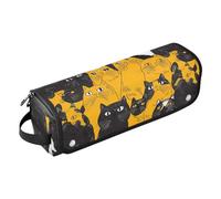 Borsa da viaggio per attrezzi da donna con tappetino in ferro, custodia da viaggio portatile per ferri da stiro, piastre per capelli, ferri arricciacapelli, esotici cartoni animati, borsa da viaggio