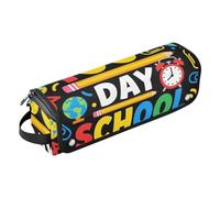 Borsa da viaggio per attrezzi per capelli con cuscinetto resistente al calore, Happy 100th Day of School 100 Days of School Teacher Student_00001_00001, custodia da viaggio a doppio strato per
